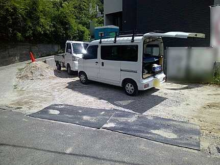安芸郡府中町宮の町３丁目の前面道路含む現地写真