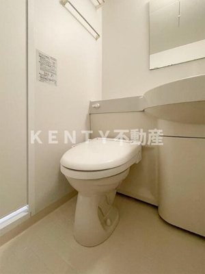 【トイレ】 | テラスハウス山王 | 清潔感のあるトイレです