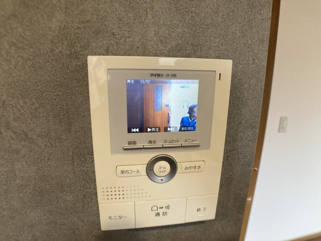 ヴェールパティオのセキュリティ|録画機能付きモニターフォンで顔が分かり安心