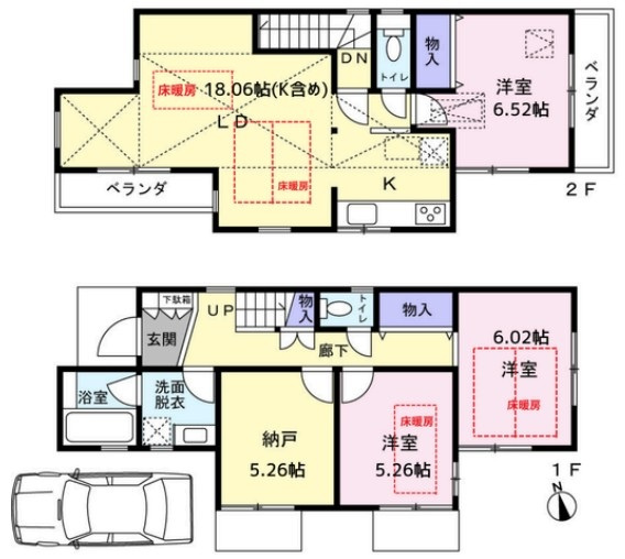 【間取り】 | 杉並区成田東1丁目 戸建