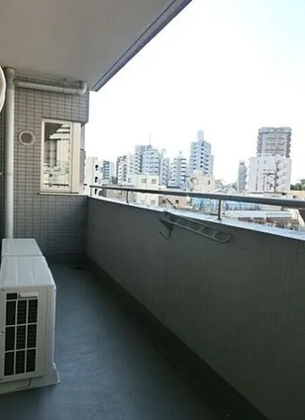 ボヌール東池袋のバルコニー