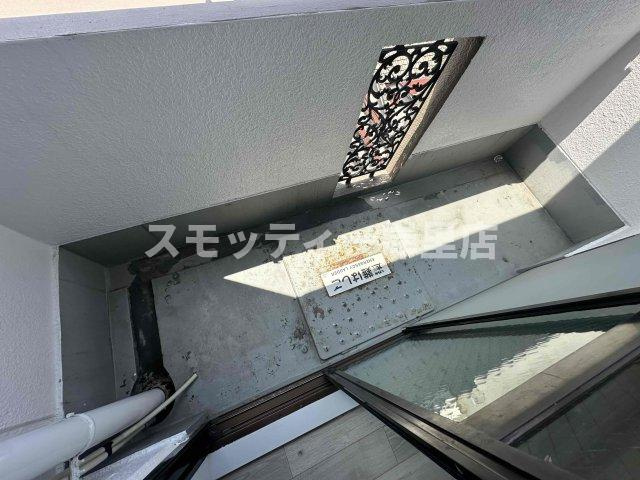 ピジョン花園のバルコニー