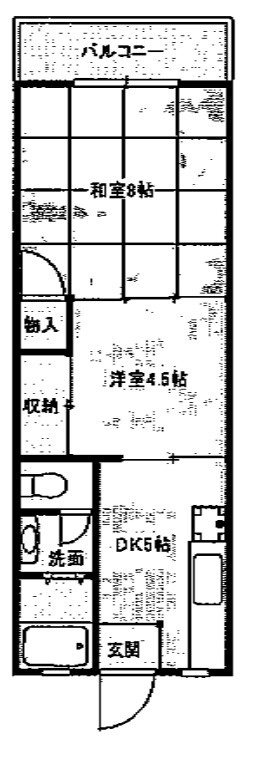 ヴォーグマンションの間取り