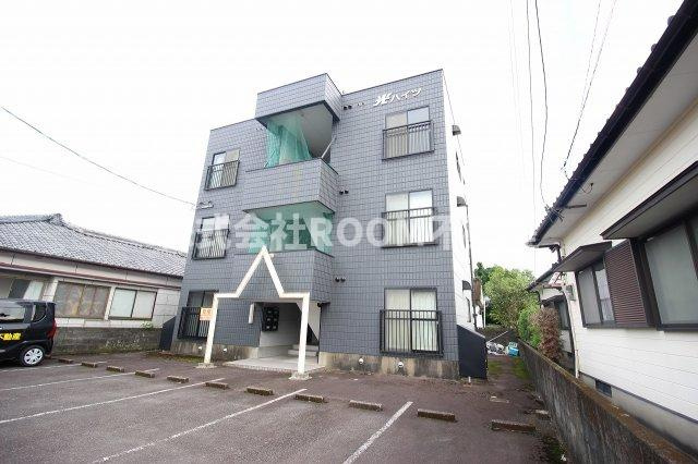 光ハイツの外観|外観もきれいです