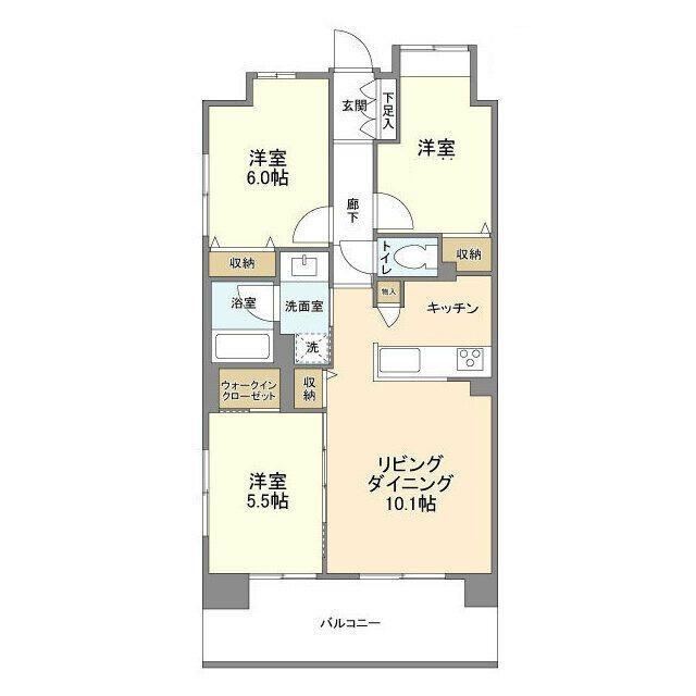グランカーサ新小岩の間取り|間取りです。