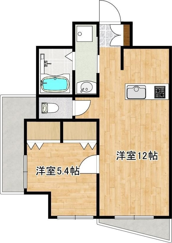 トウイナーズマンションの間取り