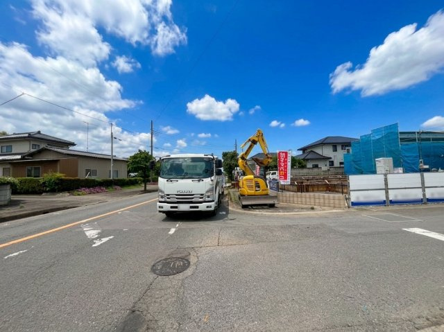 【Livele Garden】　結城郡八千代町菅谷　第２　全4邸の前面道路含む現地写真|〇前面道路〇
東側約13m
2026年6月撮影