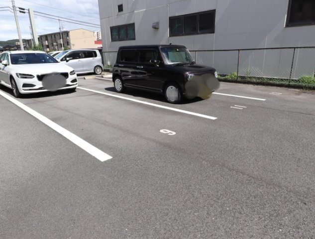 熊本市東区上南部２丁目のアパートの駐車場