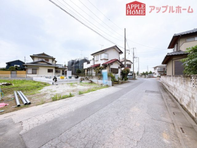 [新築住宅] 行田市藤原町 第2 全2棟の前面道路含む現地写真