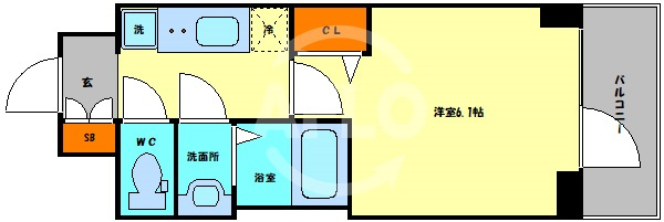 プレサンス松屋町ヴィゴラスの間取り|プレサンス松屋町ヴィゴラス　間取り