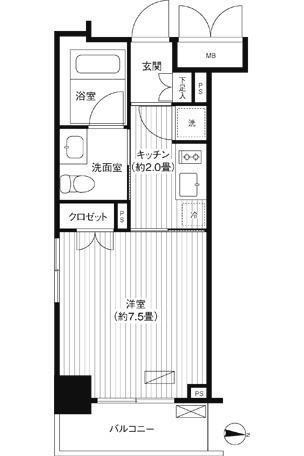 【間取り】 | グランハイツ錦糸町