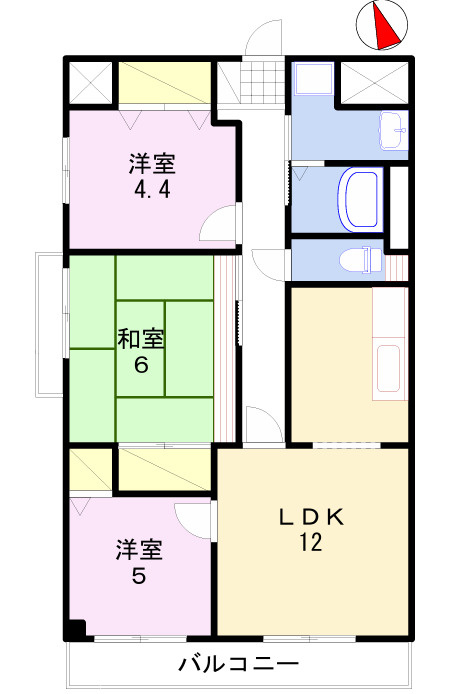 セレニティ飾東の間取り