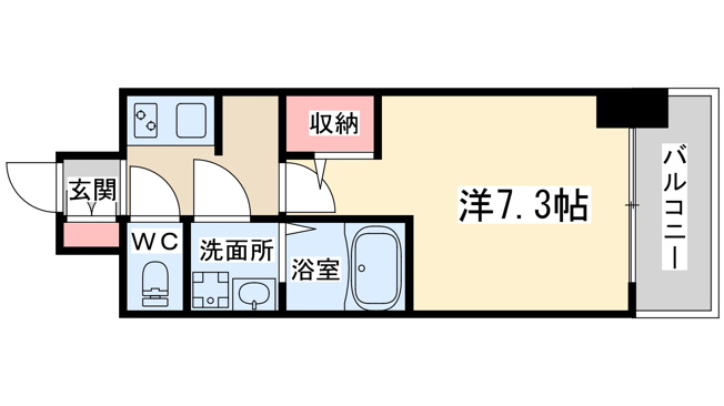 【間取り】 | ラドゥセール西天満