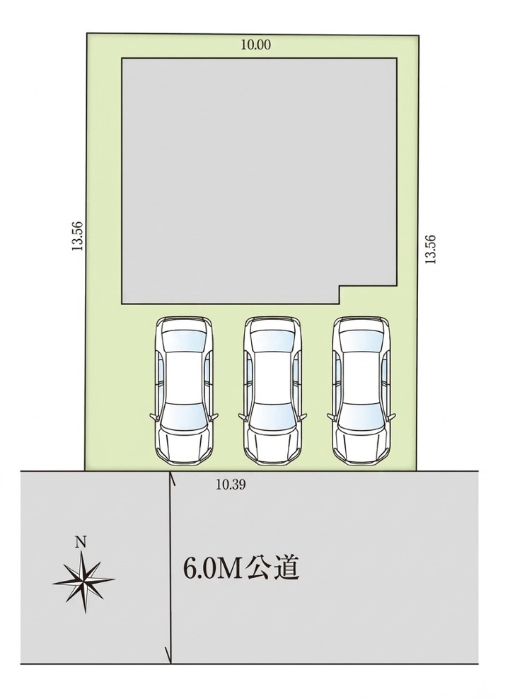 [新築住宅] 行田市持田 2期 全1棟の区画図