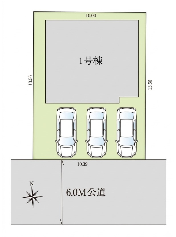 [新築住宅] 行田市持田 2期 全1棟の区画図