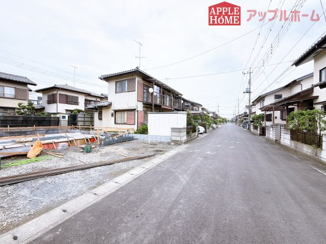 [新築住宅] 行田市持田 2期 全1棟の前面道路含む現地写真
