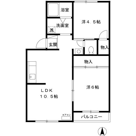 トリヴァンベールの間取り