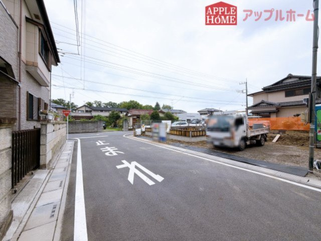 [新築住宅] 行田市富士見町2丁目 全1棟の前面道路含む現地写真
