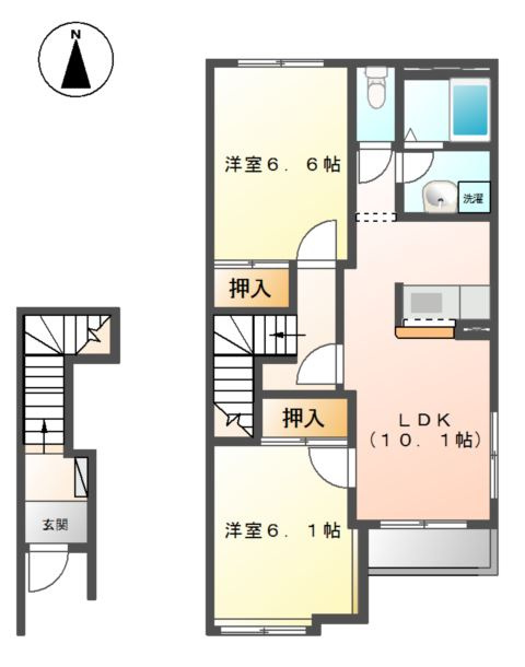Ｌ　Ｒの間取り