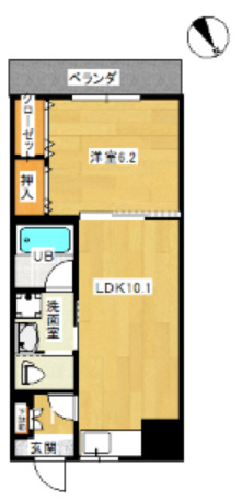 【間取り】 | ピアコートB | イメージ