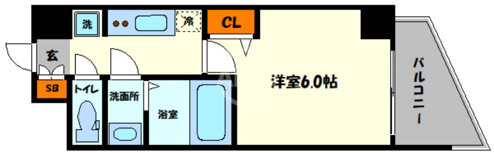 S-RESIDENCE堺筋本町Unoの間取り|S-RESIDENCE堺筋本町Uno　間取り