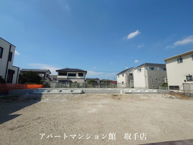 (仮称)我孫子市湖北台新築アパートの駐車場