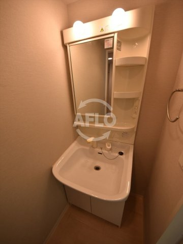 パークキューブ北浜の独立洗面台|パークキューブ北浜　洗面化粧台