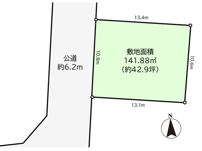 【区画図】 | 高台に広がる閑静な住宅　暮らしの楽しみ
