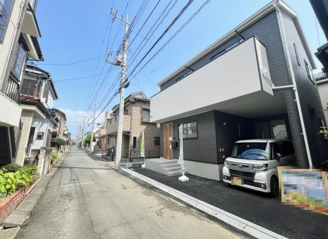 東藤沢5丁目新築戸建ての前面道路含む現地写真|前面道路含む現地写真です
