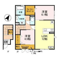 【間取り】 | villa 高畔(ヴィラタカデ) | お部屋の間取りです