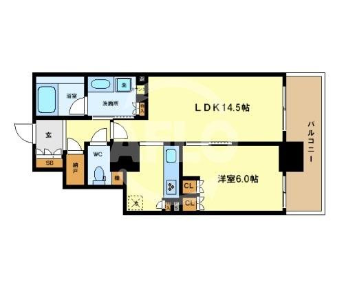 大阪福島タワー　福島小学校の間取り|大阪福島タワー　間取り図