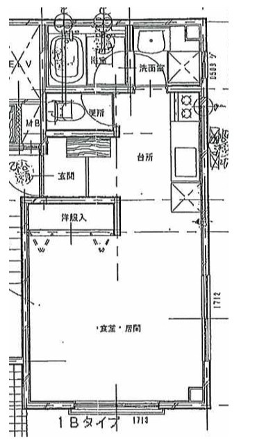 パークサイドの間取り|間取りです。