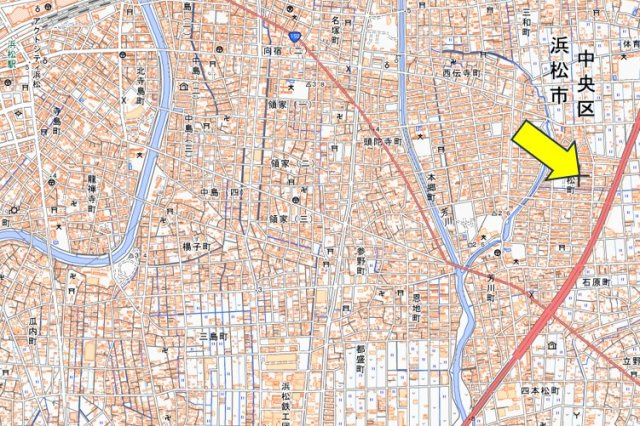 浜松市2棟一括の地図