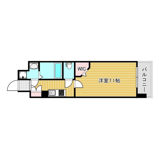 ミラージュパレス難波幸町の間取り