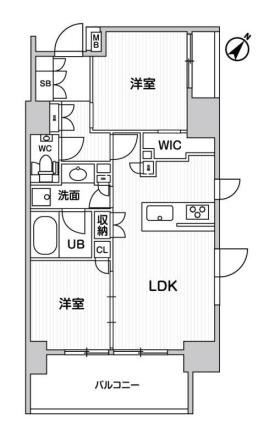 【間取り】 | ディームス大井町 | 間取り図