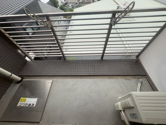 H's flatsのバルコニー