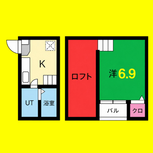 アストリア名駅　名古屋市賃貸　仲介手数料無料の間取り