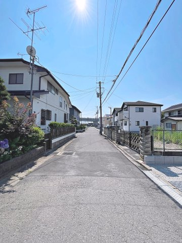 新築戸建・新築建売　郡山市台新6期　大成小学校・第一中学校の前面道路含む現地写真