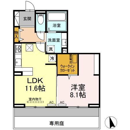 ヴェルチュ南庄町の間取り