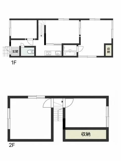 三角町戸建ての間取り