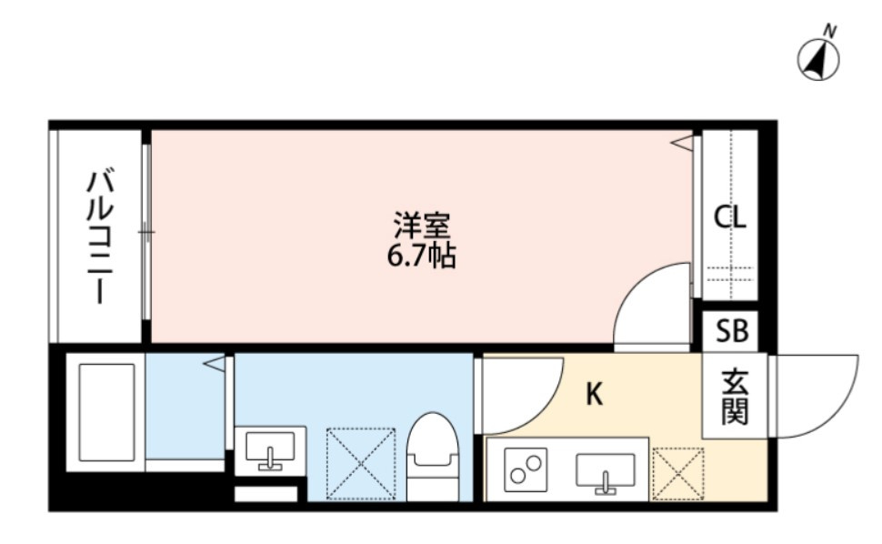エルグレイス蕨の間取り
