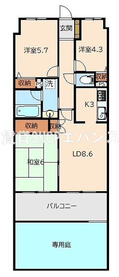 【間取り】 | 東急ドエル・アルス西船橋