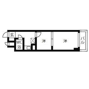 ライオンズマンション新神戸の間取り