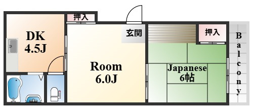 灘中央ビルの間取り