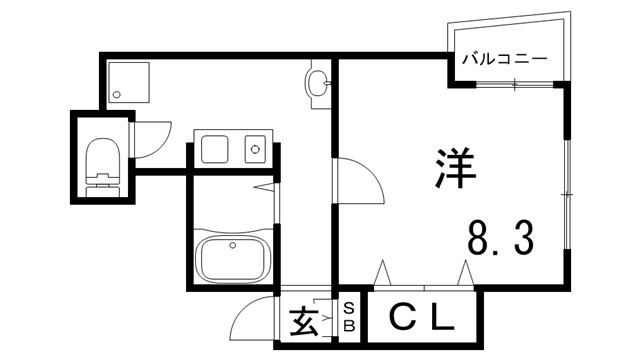 アコルデパルク花隈の間取り