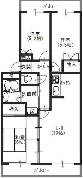 ソレーユ西宮の間取り