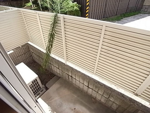 甲南ハイツのバルコニー