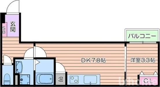 クレアール岸部の間取り