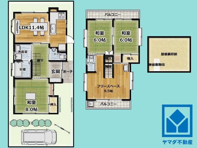 宇治市小倉町蓮池の間取り