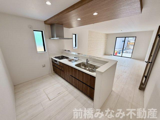 【新築平屋】北群馬郡榛東村新井　限定１棟　グラファーレ　新築建売のキッチン|キッチンです